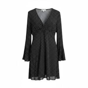 Polka Dot Dress Love, Fire New NWT XL Bell Sleeve New Tie Front